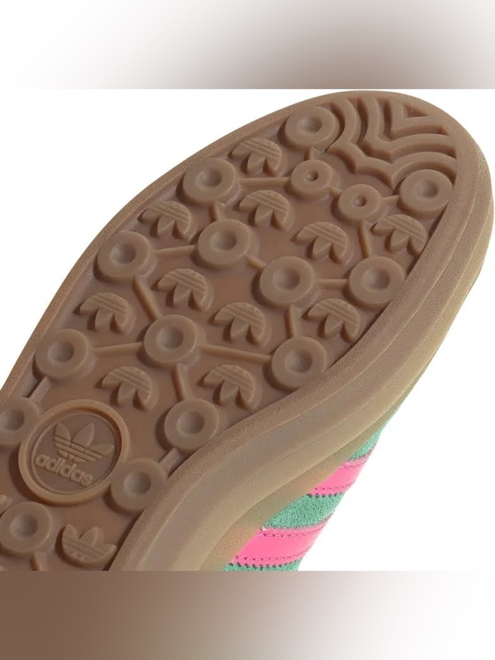 NWT adidas Women’s Gazelle Bold 'Court Green Lucid Pink' | Women's Size 10 - Picture 8 of 13